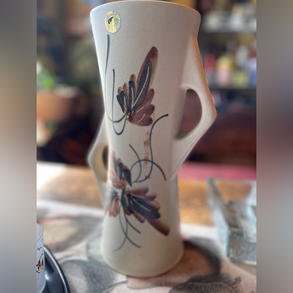 Vintage 2 handle Kernat Israel Vase-free shipping